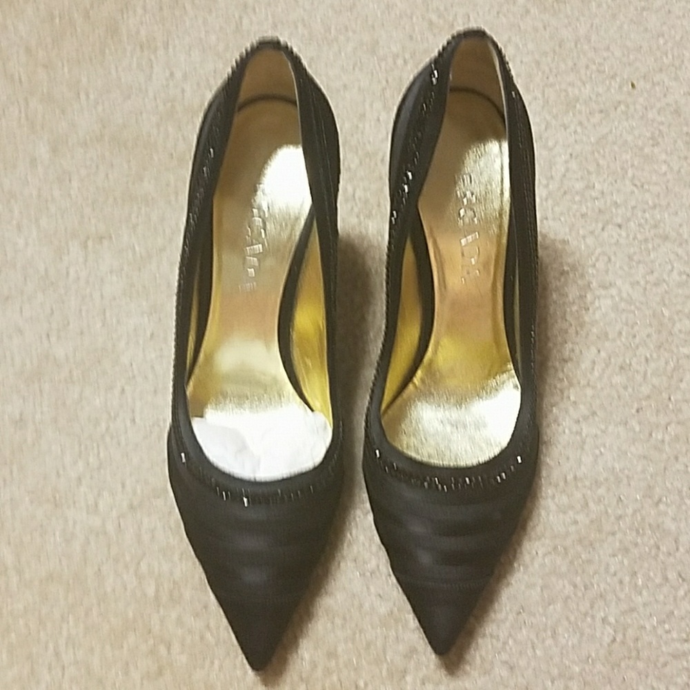 Escada Black Pumps with beading